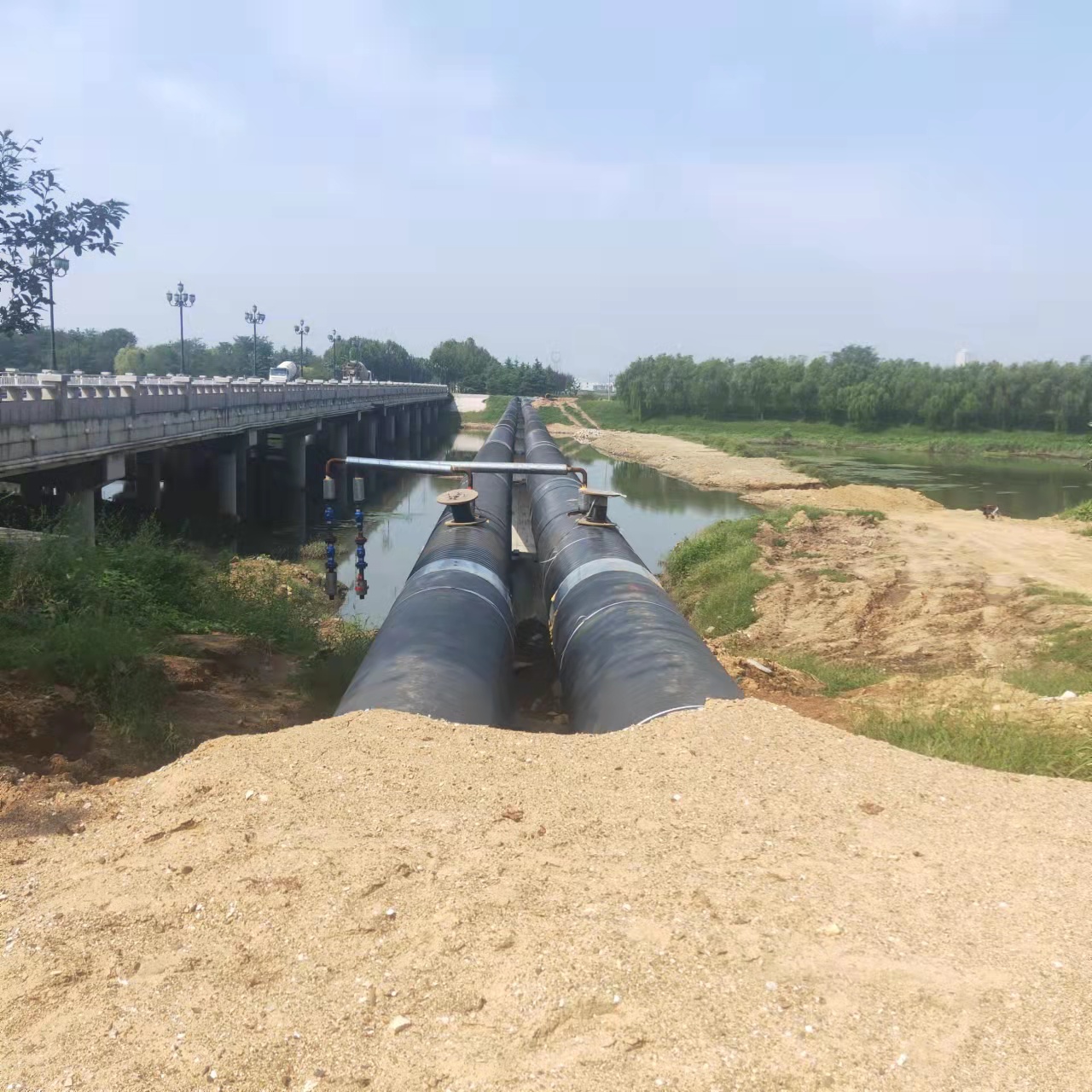 阳泉自来水环保输油管道清洗